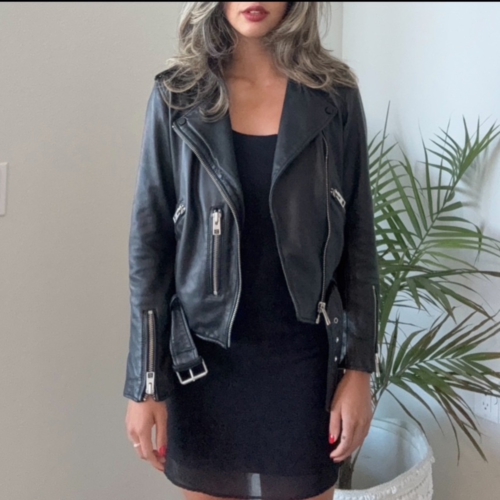 Allsaints Balfern Leather Biker Jacket
